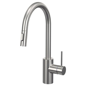 SALLSJÖN Grifo de cocina extraíb c/rociador, acero inoxidable