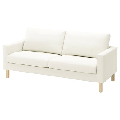 SALTSJÖBADEN Funda para sofá de 3 asientos, Blekinge blanco