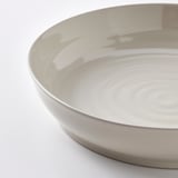 SANDSKÄDDA Tazón p/servir, gris claro/beige, 34 cm