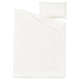 SCHERSMIN Funda nórdica +funda(s) de almohada, blanco, Individual