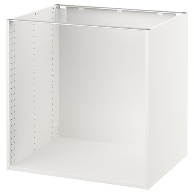 SEKTION Estructura de gabinete bajo, blanco, 76x61x76 cm
