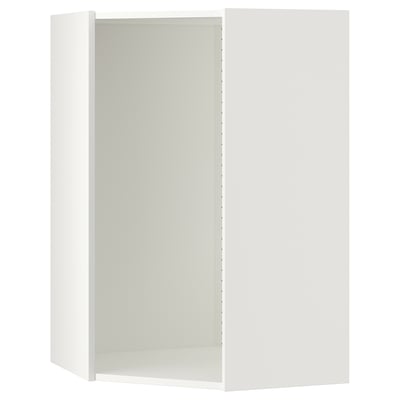 SEKTION Estructura de gabinte esquna pared, blanco, 66x37x102 cm