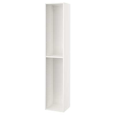SEKTION Estructura para gabinete alto, blanco, 38x38x203 cm