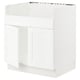 SEKTION Gab bajo fregdr TALLSJÖN, blanco Enköping/blanco efecto madera, 76x61x76 cm
