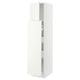 SEKTION Gabin alt extb 2 prtas 4 cjnes+ests, blanco/Vallstena blanco, 46x61x203 cm