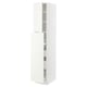 SEKTION Gabin alt extb 2 prtas 4 cjnes+ests, blanco/Vallstena blanco, 38x61x203 cm
