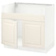 SEKTION Gabin bajo p/tarja doble HAVSEN, blanco/Bodbyn hueso, 91x61x76 cm