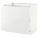 SEKTION Gabin bajo p/tarja y bote de basura, blanco Maximera/Ringhult blanco, 91x61x76 cm