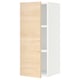 SEKTION Gabin pared 1 puerta c/ estantes, blanco/Askersund efecto fresno claro, 31x37x76 cm