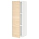 SEKTION Gabin pared 1 puerta c/ estantes, blanco/Askersund efecto fresno claro, 31x37x102 cm