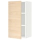SEKTION Gabin pared 1 puerta c/ estantes, blanco/Askersund efecto fresno claro, 38x37x76 cm
