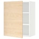 SEKTION Gabin pared 1 puerta c/ estantes, blanco/Askersund efecto fresno claro, 61x37x76 cm