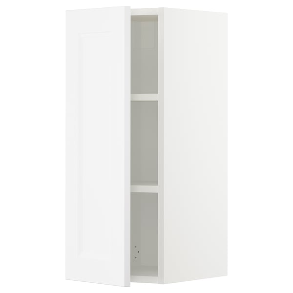 SEKTION Gabin pared 1 puerta c/ estantes, blanco/Axstad blanco mate, 31x37x76 cm
