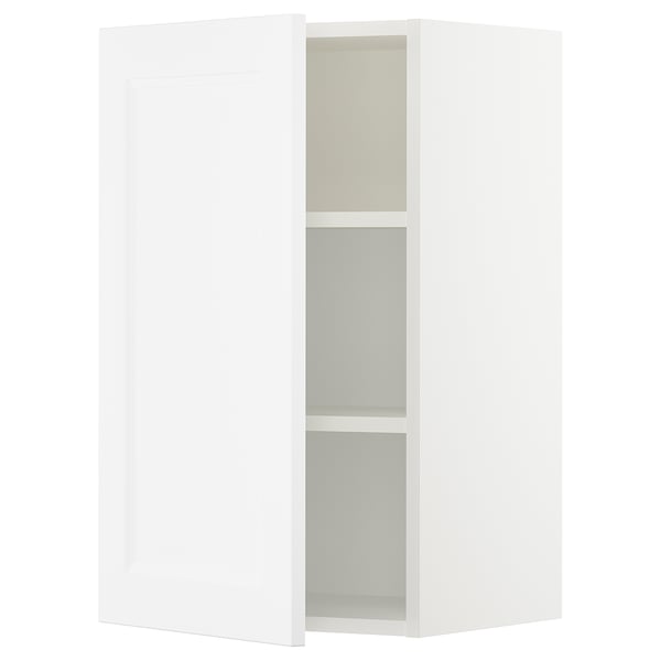 SEKTION Gabin pared 1 puerta c/ estantes, blanco/Axstad blanco mate, 46x37x76 cm