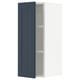 SEKTION Gabin pared 1 puerta c/ estantes, blanco Axstad/mate azul, 31x37x76 cm
