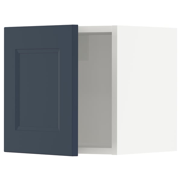 SEKTION Gabin pared 1 puerta c/ estantes, blanco Axstad/mate azul, 38x37x38 cm