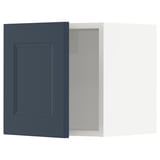 SEKTION Gabin pared 1 puerta c/ estantes, blanco Axstad/mate azul, 38x37x38 cm
