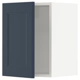 SEKTION Gabin pared 1 puerta c/ estantes, blanco Axstad/mate azul, 38x37x51 cm