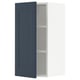 SEKTION Gabin pared 1 puerta c/ estantes, blanco Axstad/mate azul, 38x37x76 cm