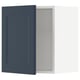 SEKTION Gabin pared 1 puerta c/ estantes, blanco Axstad/mate azul, 46x37x51 cm