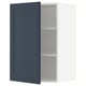 SEKTION Gabin pared 1 puerta c/ estantes, blanco Axstad/mate azul, 53x37x76 cm