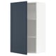 SEKTION Gabin pared 1 puerta c/ estantes, blanco Axstad/mate azul, 61x37x102 cm