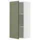 SEKTION Gabin pared 1 puerta c/ estantes, blanco/Axstad verde grisáceo, 46x37x102 cm