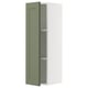 SEKTION Gabin pared 1 puerta c/ estantes, blanco/Axstad verde grisáceo, 31x37x102 cm
