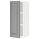 SEKTION Gabin pared 1 puerta c/ estantes, blanco/Bodbyn gris, 31x37x76 cm