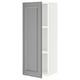 SEKTION Gabin pared 1 puerta c/ estantes, blanco/Bodbyn gris, 38x37x102 cm