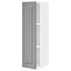 SEKTION Gabin pared 1 puerta c/ estantes, blanco/Bodbyn gris, 31x37x102 cm