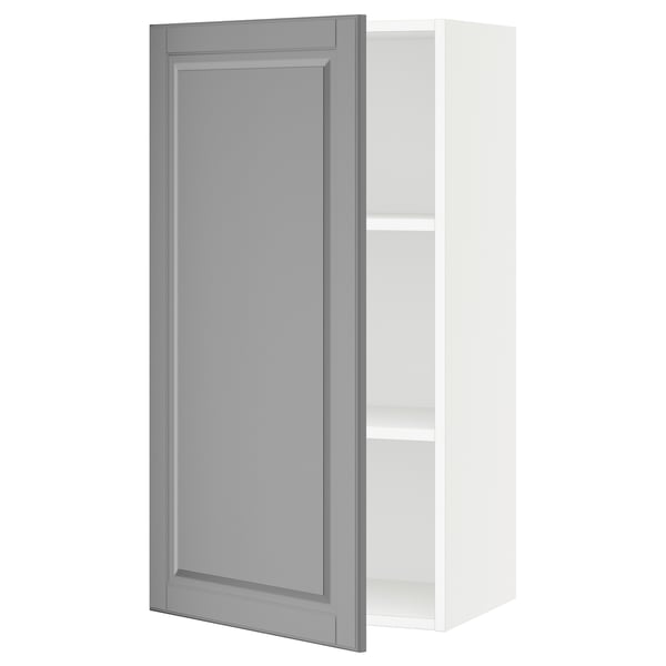 SEKTION Gabin pared 1 puerta c/ estantes, blanco/Bodbyn gris, 53x38x102 cm