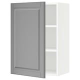 SEKTION Gabin pared 1 puerta c/ estantes, blanco/Bodbyn gris, 53x37x76 cm