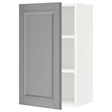 SEKTION Gabin pared 1 puerta c/ estantes, blanco/Bodbyn gris, 46x37x76 cm