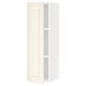 SEKTION Gabin pared 1 puerta c/ estantes, blanco/Bodbyn hueso, 31x37x102 cm
