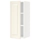 SEKTION Gabin pared 1 puerta c/ estantes, blanco/Bodbyn hueso, 31x37x76 cm