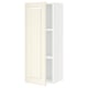 SEKTION Gabin pared 1 puerta c/ estantes, blanco/Bodbyn hueso, 38x37x102 cm
