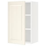 SEKTION Gabin pared 1 puerta c/ estantes, blanco/Bodbyn hueso, 46x37x76 cm