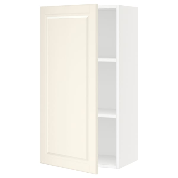 SEKTION Gabin pared 1 puerta c/ estantes, blanco/Bodbyn hueso, 53x37x102 cm