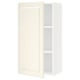 SEKTION Gabin pared 1 puerta c/ estantes, blanco/Bodbyn hueso, 53x37x102 cm