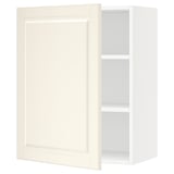 SEKTION Gabin pared 1 puerta c/ estantes, blanco/Bodbyn hueso, 61x37x76 cm