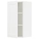 SEKTION Gabin pared 1 puerta c/ estantes, blanco Enköping/blanco efecto madera, 38x37x76 cm