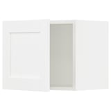 SEKTION Gabin pared 1 puerta c/ estantes, blanco Enköping/blanco efecto madera, 46x37x38 cm