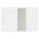 SEKTION Gabin pared 1 puerta c/ estantes, blanco Enköping/blanco efecto madera, 46x37x38 cm