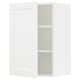 SEKTION Gabin pared 1 puerta c/ estantes, blanco Enköping/blanco efecto madera, 53x37x76 cm