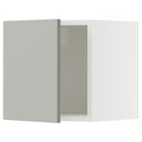 SEKTION Gabin pared 1 puerta c/ estantes, blanco/Havstorp gris claro, 38x37x38 cm