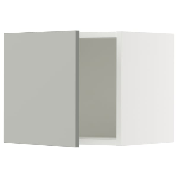SEKTION Gabin pared 1 puerta c/ estantes, blanco/Havstorp gris claro, 46x37x38 cm