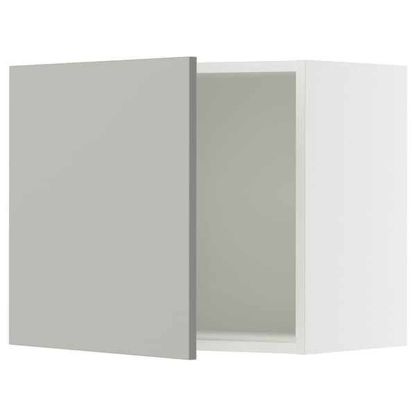 SEKTION Gabin pared 1 puerta c/ estantes, blanco/Havstorp gris claro, 61x37x51 cm
