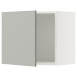 SEKTION Gabin pared 1 puerta c/ estantes, blanco/Havstorp gris claro, 61x37x51 cm