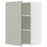 SEKTION Gabin pared 1 puerta c/ estantes, blanco/Havstorp gris claro, 53x37x76 cm